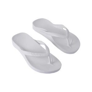 Archies – Arch Support Thongs – White 
